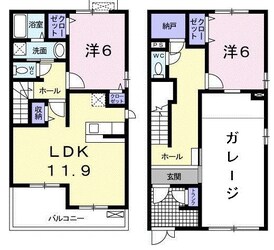 チェリー　ワンの物件間取画像